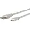 Kabel MicroConnect USB2.0 A (M) - microUSB B (M) 5m szary / 480Mbit/s