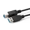 Kabel MicroConnect USB3.0 A (M) - USB3.0 B (M) 2m czarny / 5000Mbit/s