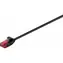 MicroConnect CAT6 U/UTP SLIM 0,3 m czarny / PVC