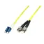 Cable światłowodowy MicroConnect LC/ST jednomodowy dupleks OS2 7m żółty