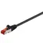 Kabel przedłużający MicroConnect CAT6 F/UTP 1m czarny / PVC