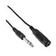Przewód przedłużający MicroConnect Jack 6,3 mm (M) - Jack 6,3 mm (F) 5 m czarny