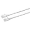 MicroConnect CAT6a U/UTP SLIM 10m biały / LSZH