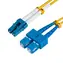 Cable światłowodowy MicroConnect LC/SC jednomodowy dupleksowy OS2 10m żółty