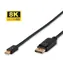 Kabel MicroConnect Mini DisplayPort 1.4 (M) - DisplayPort (M) 1m czarny