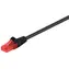 MicroConnect CAT6 U/UTP 15m czarny / LSZH