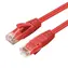 MicroConnect CAT6 U/UTP 20m czerwony / LSZH