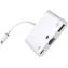 MicroConnect Lightning HUB do RJ-45+USB+Lightning biały