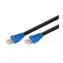 MicroConnect CAT6 U/UTP ZEWNĘTRZNY 40m czarny / PE