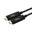 Kabel wideo światłowodowy MicroConnect Premium Optic Fiber USB C MM 20m czarny