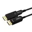 Kabel światłowodowy MicroConnect Premium Optic Fiber Mini DisplayPort 1.4 (M) - DisplayPort (M) 50m czarny / adapter z MiniDP na DP