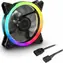 Ostrza Sharkoon SHARK PWM czarne / wentylator / 120 mm / RGB / 24,8 dBA