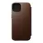 Etui Nomad Leather MagSafe Folio do Apple iPhone 14 w kolorze ciemnobrązowym