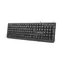 Natec Trout Slim czarna / klawiatura przewodowa / US / USB / 1,8 m