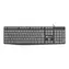 Natec Nautilus czarno-szary / klawiatura przewodowa / US / USB / 1,8 m