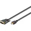 Kabel Goobay 51881 HDMI M na DVI-D M 1,5 m / złącza pozłacane
