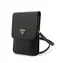 Torba na telefon Guess PU Saffiano Triangle Logo czarna