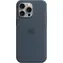 Silikonowe etui Apple z MagSafe do iPhone 15 Pro Max w kolorze burzowego błękitu