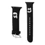 Pasek Karl Lagerfeld Karla i Choupette Head NFT do zegarka Apple Watch 38/40/41 w kolorze czarnym