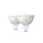Żarówka LED Philips Hue WA 5,1W zestaw 2 sztuk / GU5.3 / MR16 / 12V / 400lm / 2200K-6500K / IP20