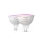 Philips Hue WACA Żarówki LED 6,3W zestaw 2 szt. / GU5.3 / MR16 / 12V / 400lm / 2200K-6500K / RGB / IP20