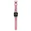 Pasek z Logo Hello Kitty z płynnym silikonem Kitty Head do zegarka Apple Watch 38/40 mm w kolorze różowym