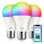 Niceboy ION SmartBulb RGB E27 9W 3szt / LED RGB / E27 / 9W / 806 lm / 2700-6500K / Wi-Fi