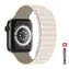 Swissten Silikonowy pasek magnetyczny do Apple Watch 42/44/45/49mm Biało-Cappuccino