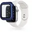 Szklane etui ochronne Epico do Apple Watch 4/5/6/SE (44 mm), niebieskie