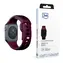 Silikonowy pasek do zegarka 3mk do Apple 38/40/41mm Mulberry