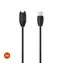 Kabel ładujący USB-C FIXED do smartwatcha Garmin Fenix 5/6/7/7X/8 Epix Venu 2/3/3S Vívoactive 3/4/5 czarny