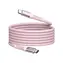 Kabel Verbatim 31853 Magnetic 60 W USB-C 1,2 m różowy / USB-C(M) / USB-C(M) / 100 W / PD i QC 3.0