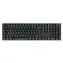 Sharkoon Skiller SGK36W czarny / bezprzewodowa klawiatura gamingowa / mechaniczna / Huano Red / 2,4 GHz / USB-C / układ DE
