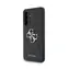 Tylna obudowa Guess PU 4G z metalowym Logo do Samsung Galaxy A56 w kolorze szarym