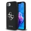 Tylna obudowa Guess PU Grained 4G z metalowym Logo do iPhone'a 16e w kolorze czarnym