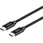 Kabel YENKEE YCU C101 BK USB-C 2.0 (M) - USB-C 2.0 (M) 1m czarny / 480mb/s / do 60W