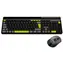 Canyon CNS-HSETW5BK-CS czarny / bezprzewodowa klawiatura SET CS + mysz optyczna / 2,4 GHz / 105 klawiszy / CZ/SK