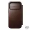 Etui Nomad Modern Leather Folio do Apple iPhone 17 Pro w kolorze rustykalnym brązowym (Horween)