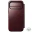 Nomad Modern Leather Folio Case do Apple iPhone 17 Pro Max w kolorze bordowym (Horween)