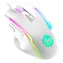 DECUS NX RGB biała / mysz gamingowa / RGB / 12800 DPI / 6 przycisków / USB-A / 1,8 m