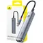Baseus B00052801811-03 UltraJoy HUB AIR USB-C do 1x HDMI + 2x USB3.0 + 1x USB-C + 1x RJ45 szary