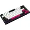 Klawiatura gamingowa bezprzewodowa LORGAR KBP7075W (USA) czarno-czerwona 75% / USA / 2,4 GHz / BT 5.0 / RGB