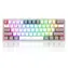 Redragon K616 Fizz PRO Red Switch biało-szary / Klawiatura gamingowa / mechaniczna / Przełączniki Redragon / RGB / BT / USB-C / US