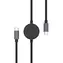 Cable zasilający FIXED Braided do zegarka ze złączami USB-C/USB-C i ładowarką do zegarka Apple/ Samsung Watch 1,5 m PD 60 W, szary