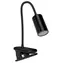 Connect IT CLIP 2 czarna / Lampka biurkowa LED z klipsem / 4W / 180 lm / Bateria 1200 mAh