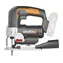 WORX WX543.9 / Wyrzynarka akumulatorowa / 20 V / Skok 24 mm / Do 2600 skoków na minutę / Głębokość cięcia 80 mm / Bez akumulatora