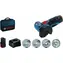 BOSCH GWS 12V-76 Professional - 2x 2,0 Ah / Akumulatorowa szlifierka kątowa / 12 V / 76 mm / 19 500 obr./min / 2x2,0 Ah / akcesoria