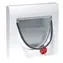 PetSafe Staywell 917 biały / Drzwi z tunelem / 224x224mm / otwór: 169x169mm / max szerokość ramienia: 162mm / max