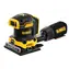 DeWalt DCW200N / Akumulatorowa szlifierka wibracyjna / 18V / 108x115 mm / 8000-13500 oscylacji-min / bez akumulatora