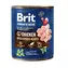 Brit Premium by Nature Kurczak z sercami 800 g / Puszka dla psów / Kurczak z sercami
